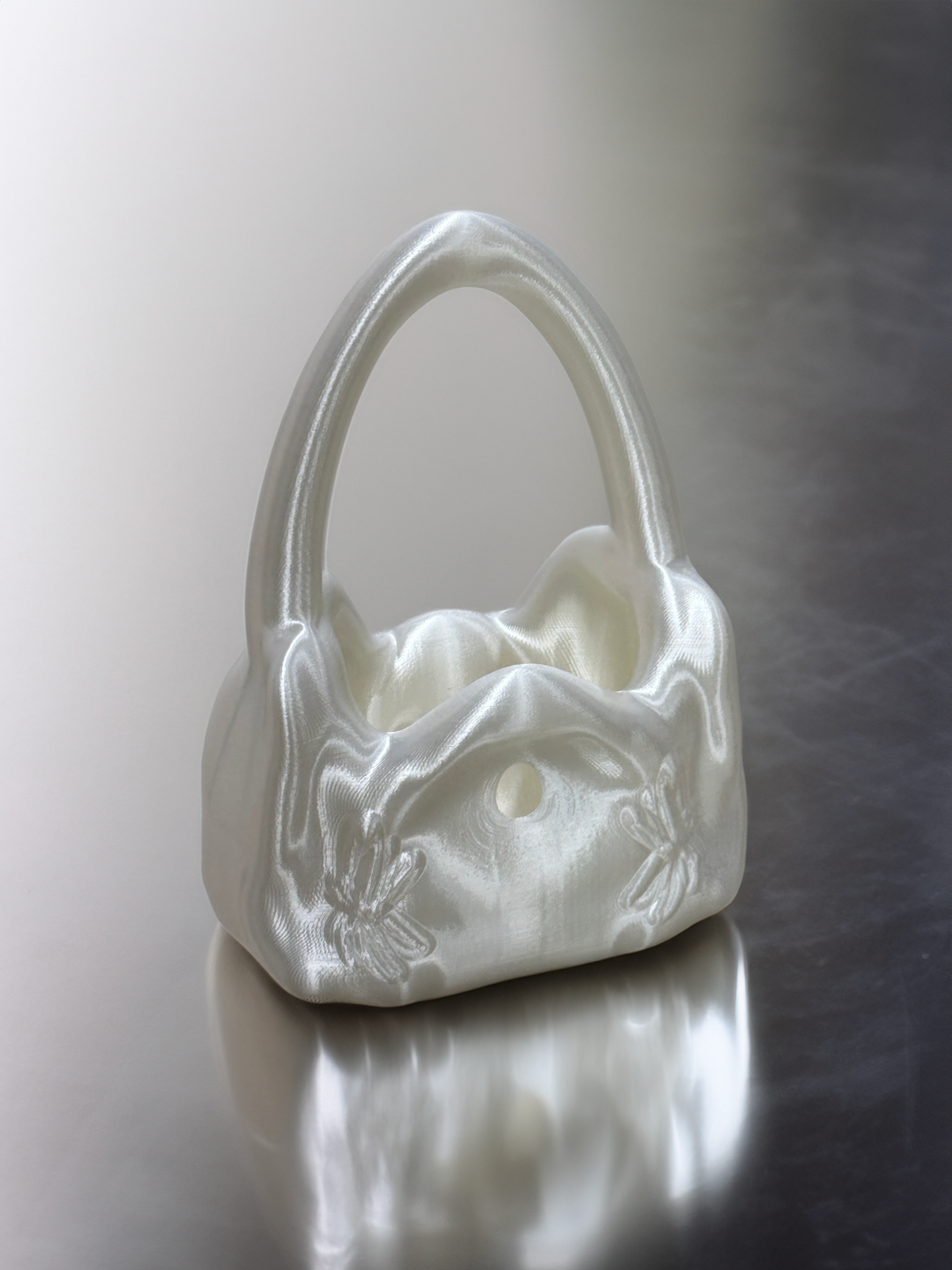 SCULPTURAL BAG WHITE